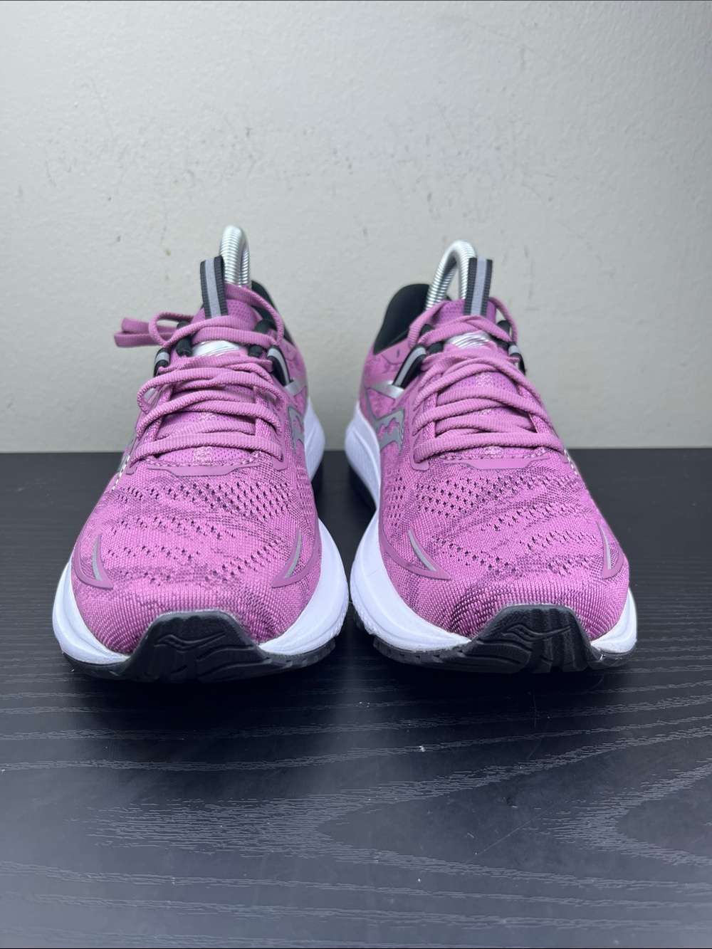 Saucony Omni 21 Women's Sz 7‎ Purple Pink Running Sneakers New with Box - Picture 2 of 7